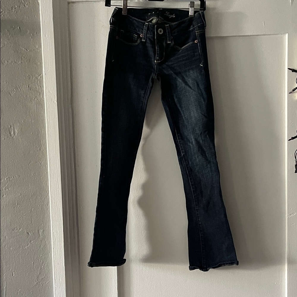 American Eagle Outfitters Dark Indigo Boot Cut Jeans